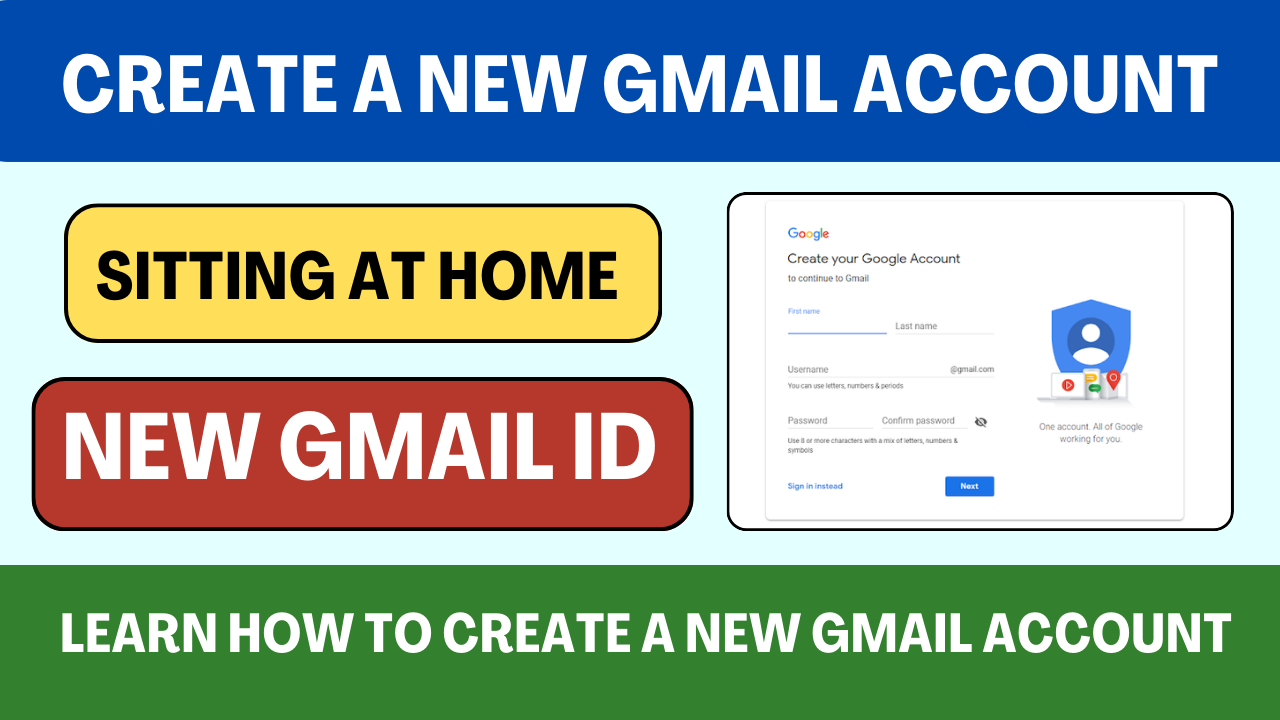 Create A New Gmail Account