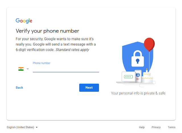verify your phone number